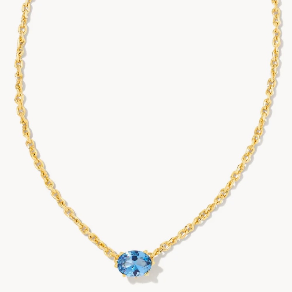 kendra scott cailin gold pendant necklace